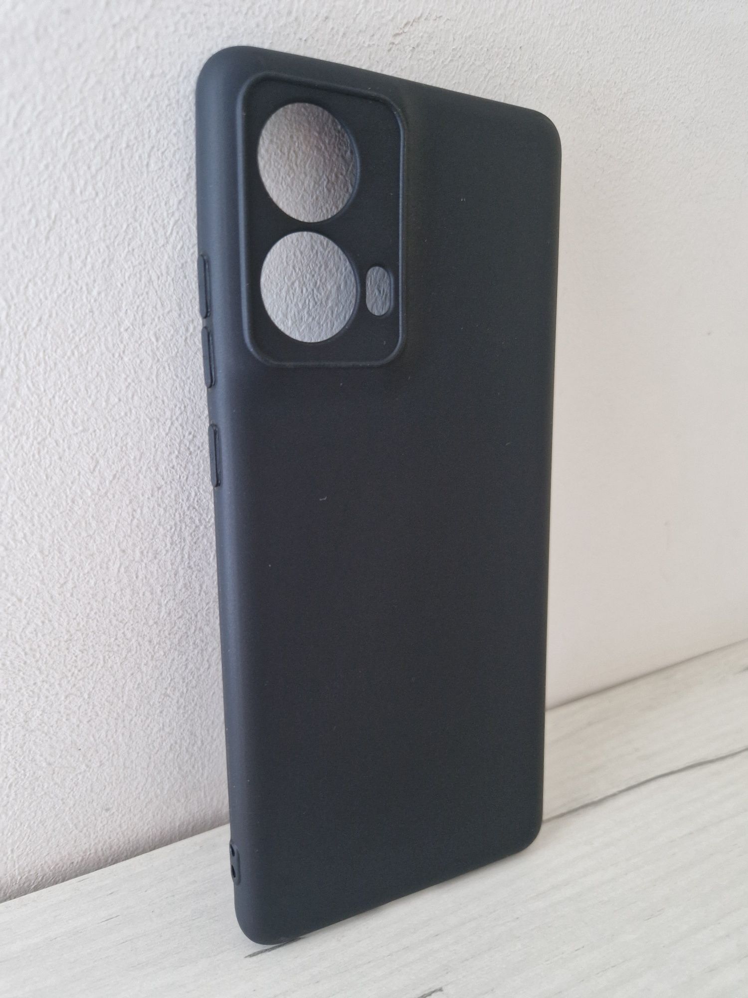 Back Case MATT do MOTOROLA MOTO G85 5G Czarny