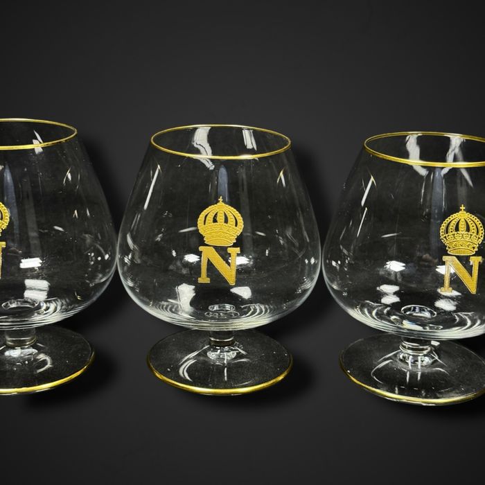 Zestaw kieliszków kryształowych St. Louis „Napoleonki” b5/111635