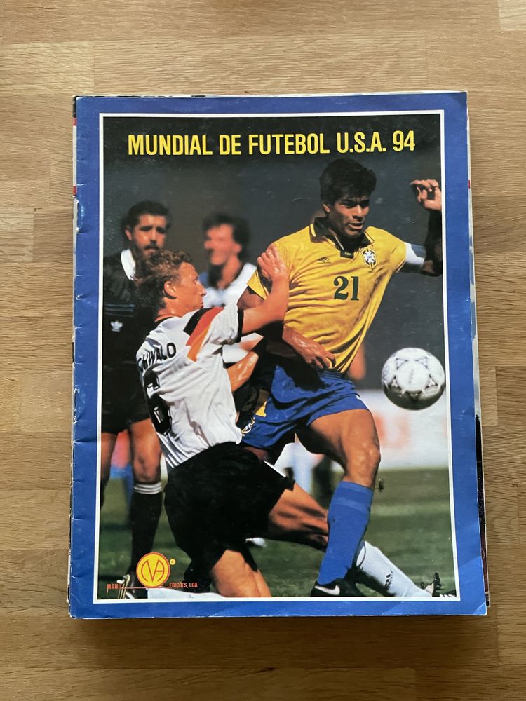 Caderneta incompleta Mundial de Futebol USA 94