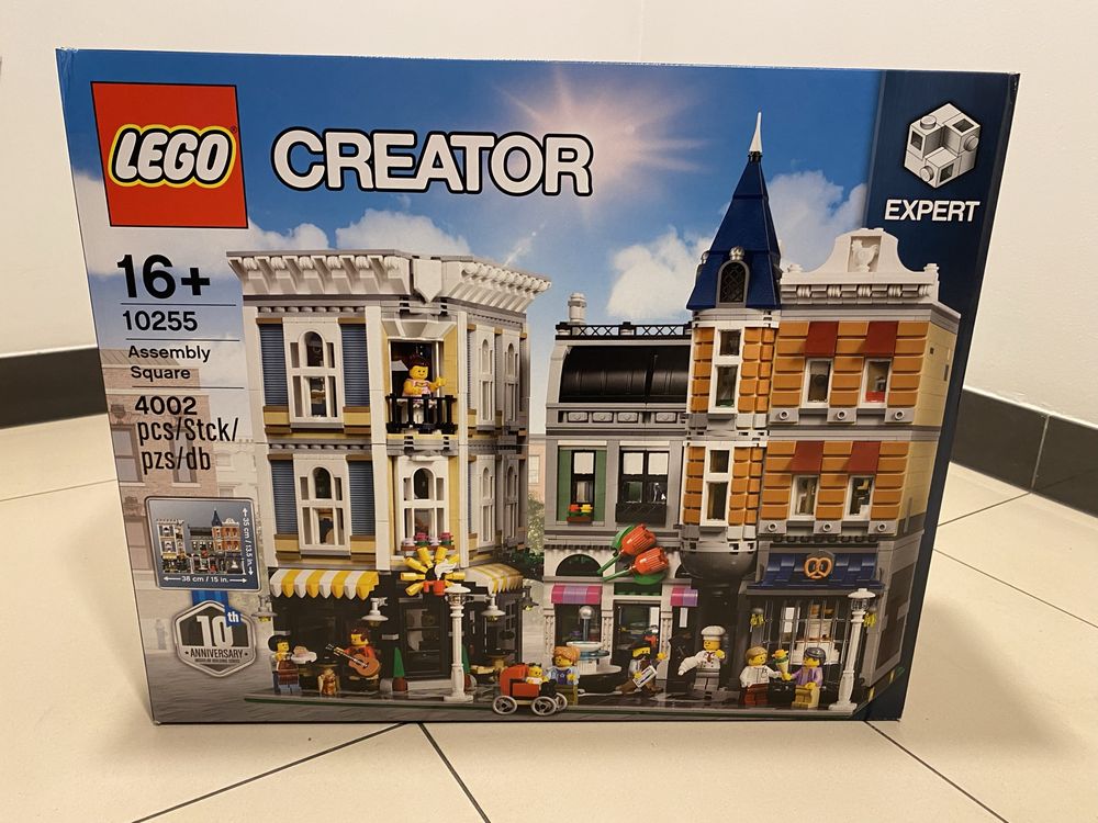 Lego Creator Expert 10255 Plac Zgromadzeń NOWY modular kamienica