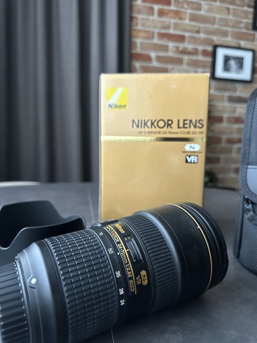 Обʼєктив Nikon Nikkor AF-S 24-70 mm f/2,8E ED VR