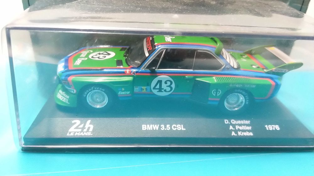 BMW 3.5 CSL #43: 24h Le Mans 1976 - Miniatura IXO Collections esc 1/43