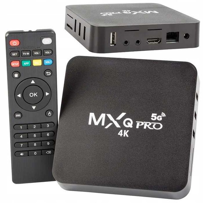 Odtwarzacz multimedialny przystawka SMART TV MXQ PRO USB 4K 5G 8GB