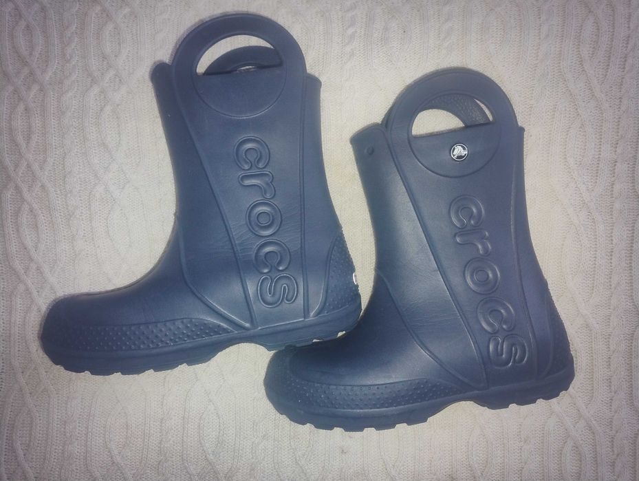 Kalosze / Gumowce dziecięce Crocs, Granatowe, Rozmiar J3