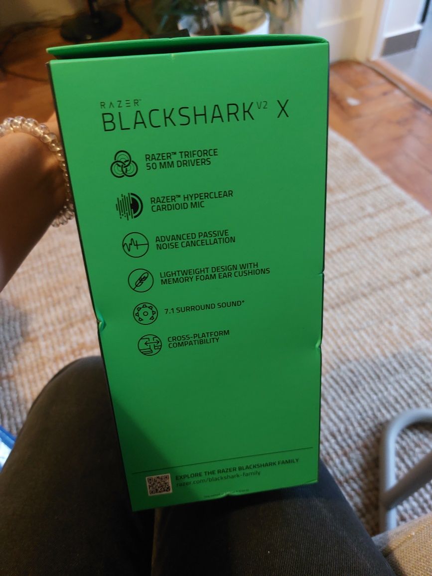 Auscultadores Gaming Razer BlackShark V2 X - Preto