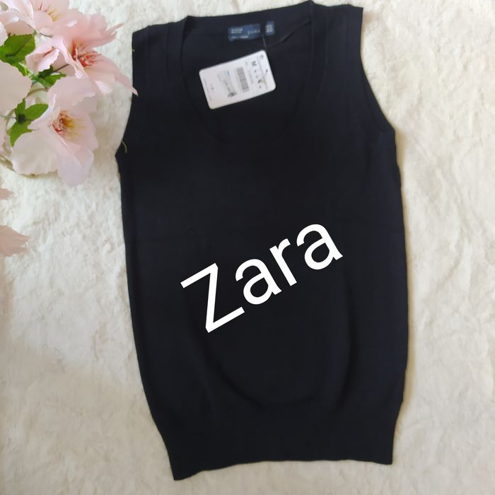 Zara nowa kamizelka damska 38 M bawełna vintagestyle z metką okazja