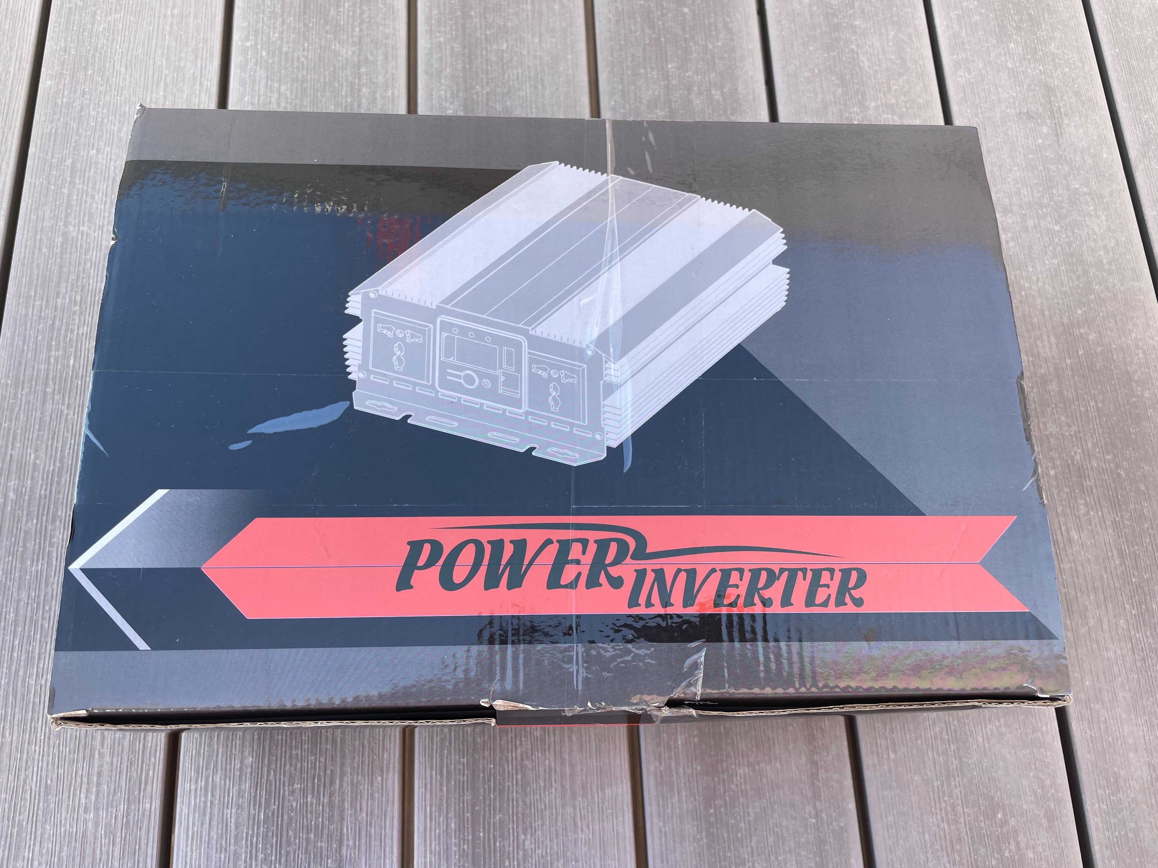 Novo - Conversor de voltagem 1500 W Carro e Autocaravana