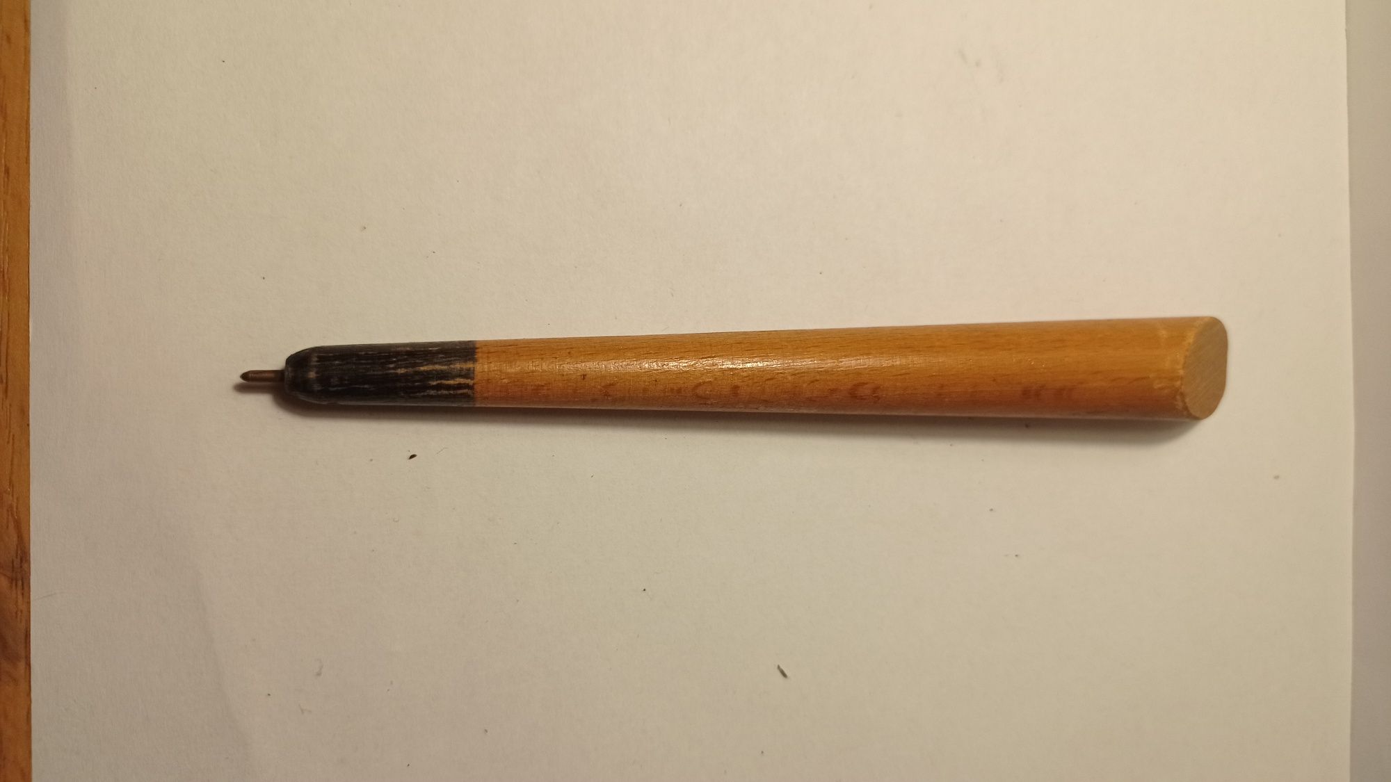 Деревянная шариковая ручка времён СССР