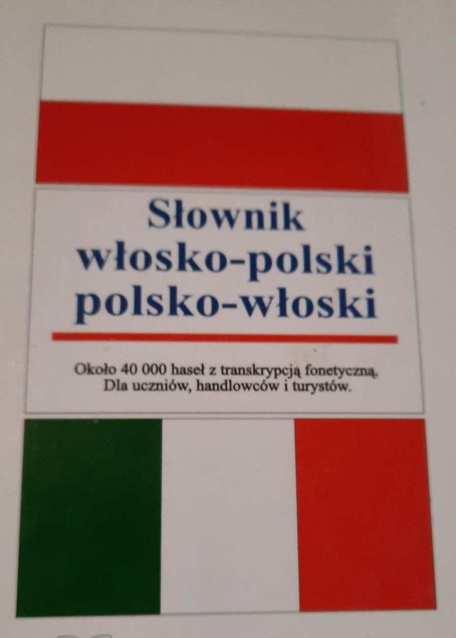 Włosko - polski; polsko - włoski; słownik