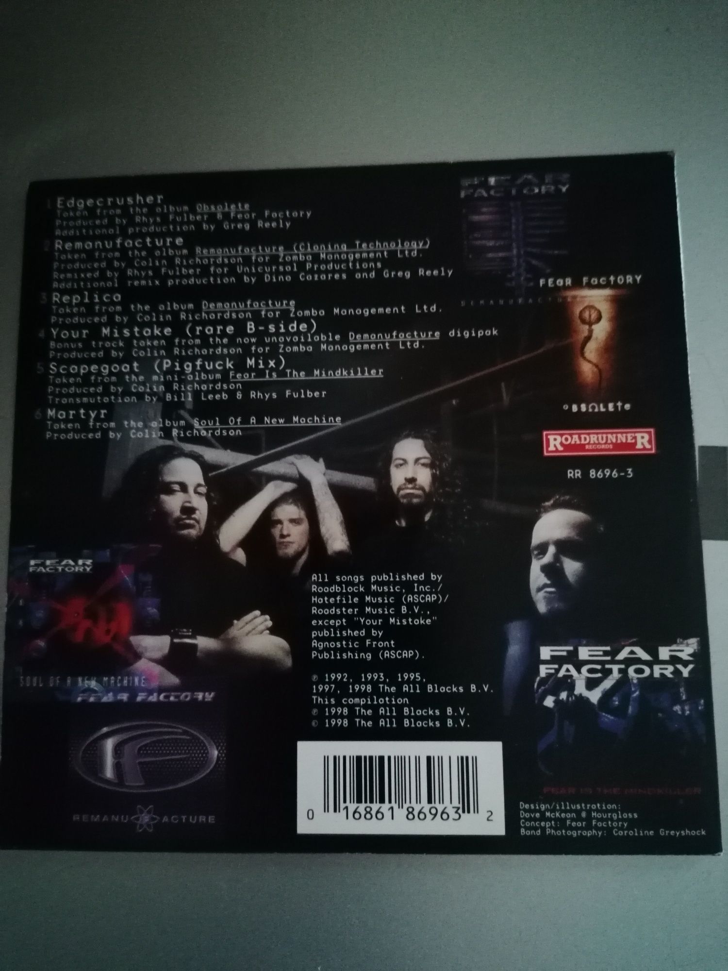 CD sampler dos Fear Factory