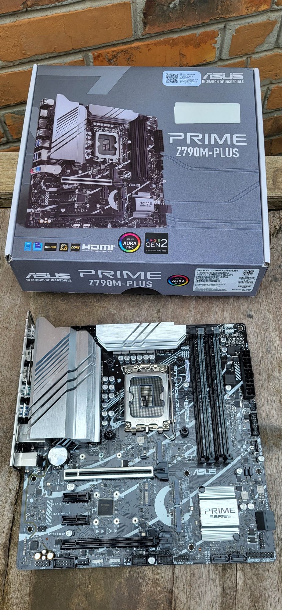 Asus prime z790m-plus ddr5, lga 1700, intel, ddr5