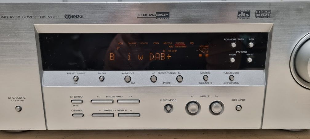 Amplituner YAMAHA RX-V350. Stereo. DOLBY DIGITAL dts