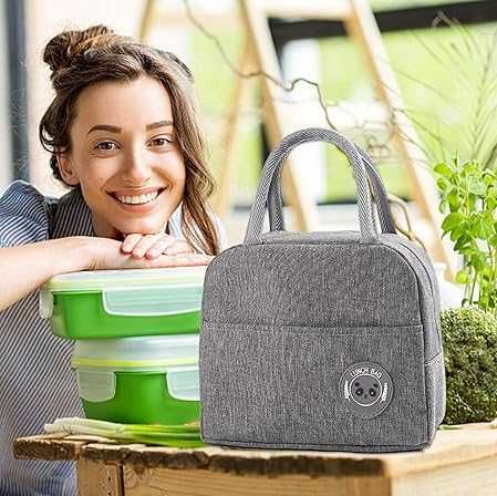 Torba termiczna śniadaniowa lunch box do pracy szkoły na jedzenie