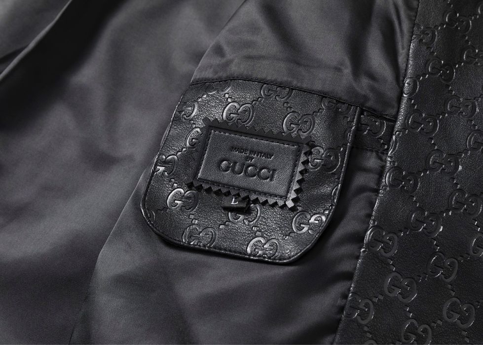 Мужская куртка кожанка брендовая Louis Vuitton