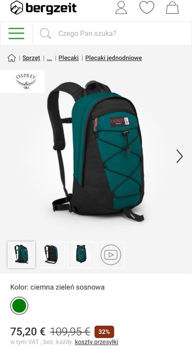 Osprey Plecak Heritage Simplex 16 Unisex