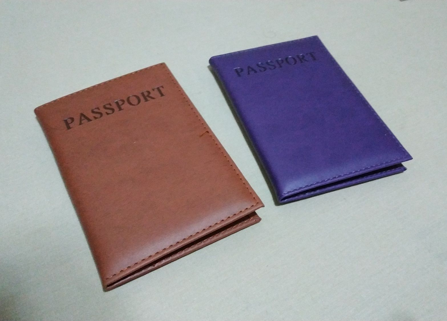 Carteira \ Bolsa passaporte documentos * ROXO