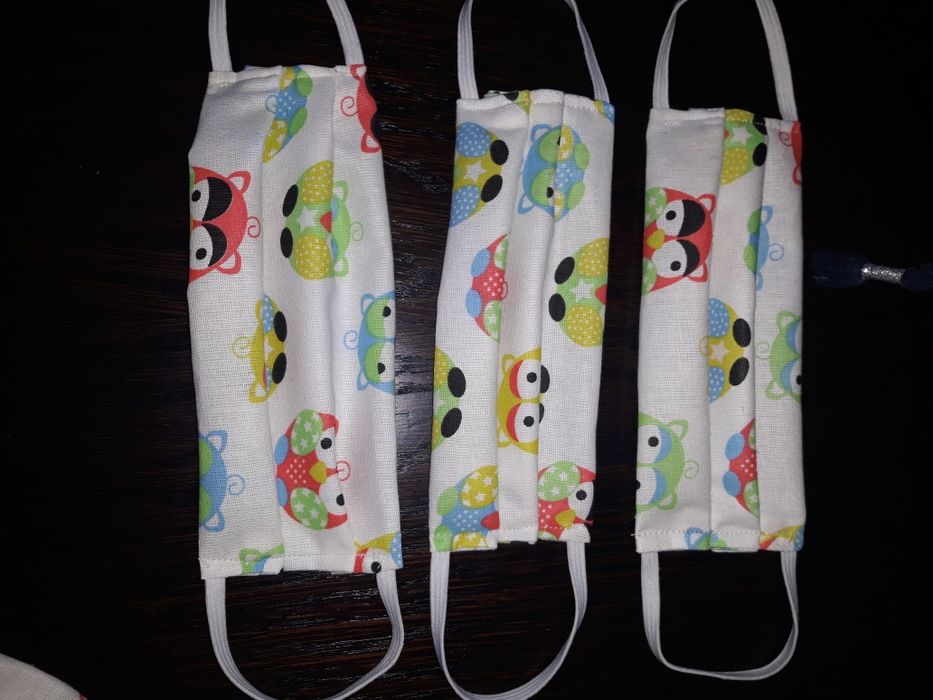 Maseczki dziecięce bawełniane