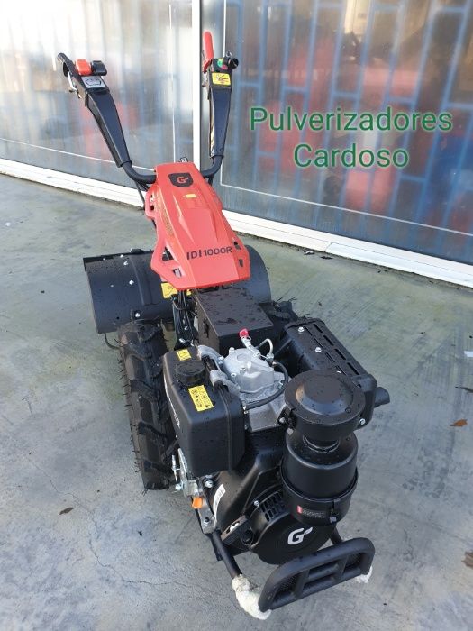 Motocultivador Gasóleo 10 HP Arranque Elétrico