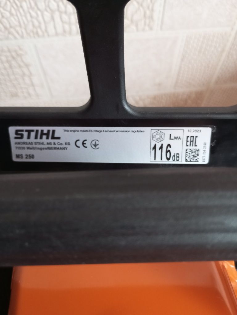 Бензопила Штиль Stihl MS 250 2024 рік!збірка Німеччина! Як з коробки!