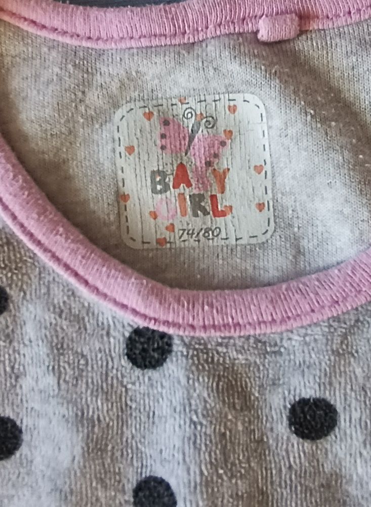 Śpioszki niemowlęce rozmiar 74