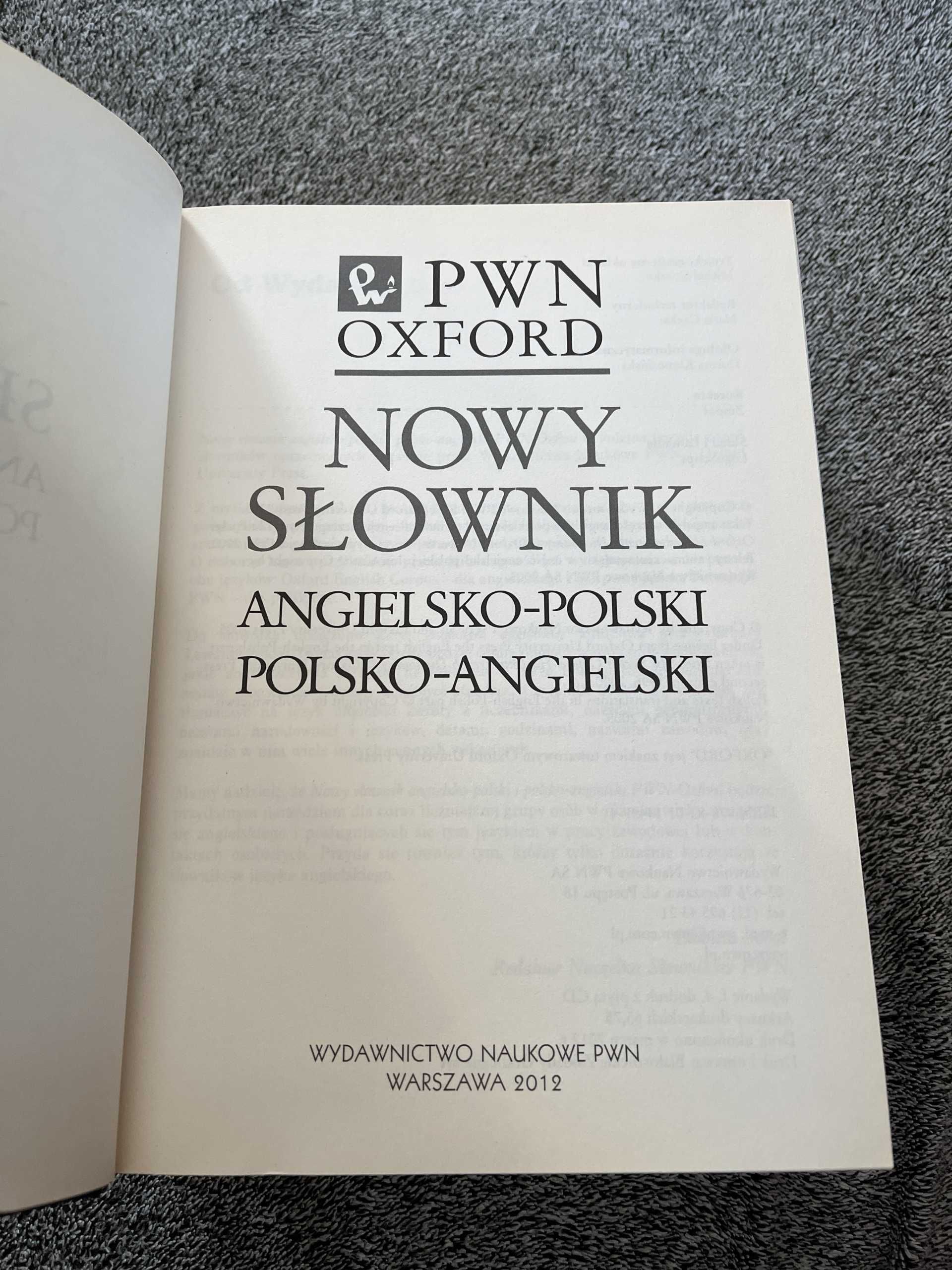 Nowy słownik angielsko-polski PWN Oxford