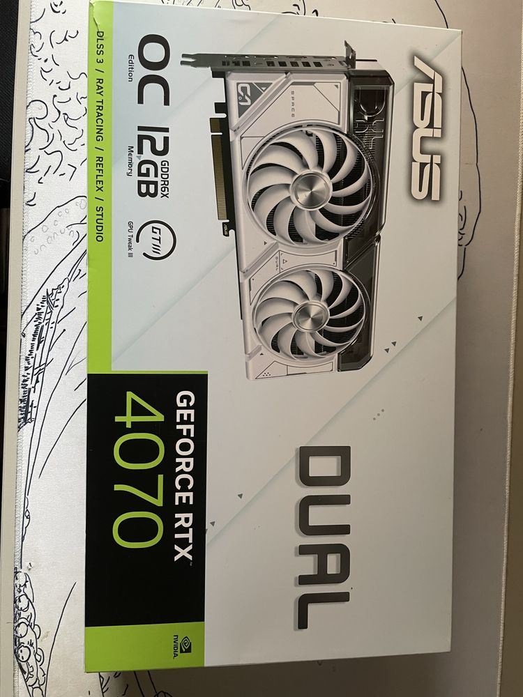 Rtx 4070 12Gb Asus Dual OC White