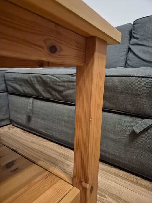 Stolik kawowy drewniany Ikea Hemnes 55 cm