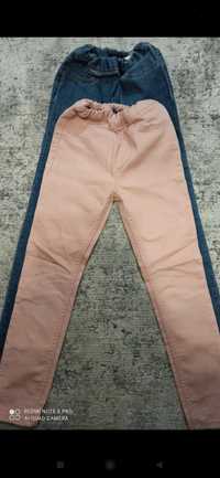 SpodnieSpodnie Dżinsowe jegginsy 2-pak H&m zestaw 122
