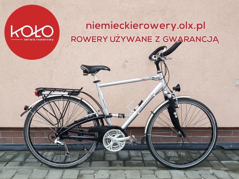 Rower męski trekkingowy HERCULES koła 28 SHIMANO NEXAVE okazja alu