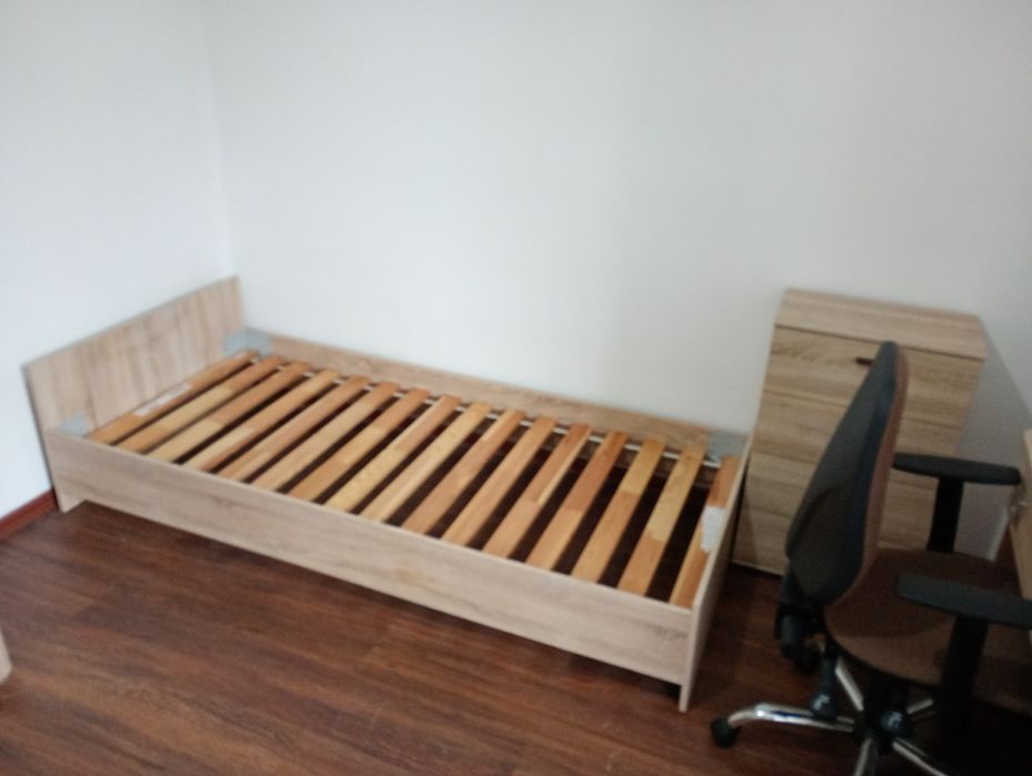 łóżko dąb Sonoma bez materaca 90x200