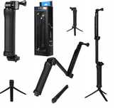 Selfie Stick Kijek Uchwyt Do  Kamer Sportowych, 3 SPOSOBY