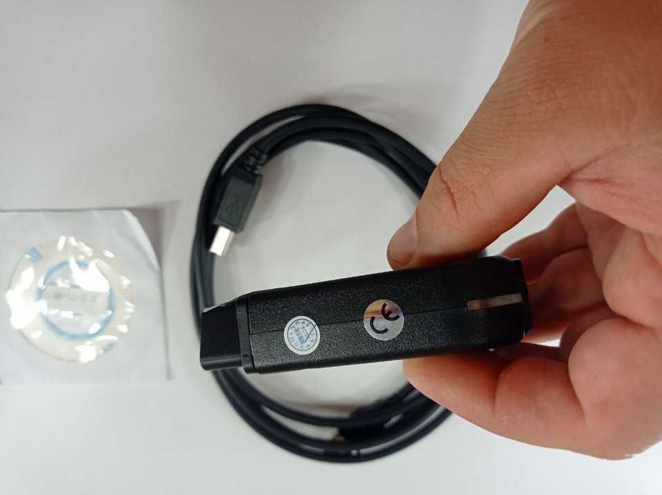 OBD2 кабель с русс языком vag com hex v 2 диагностика авто