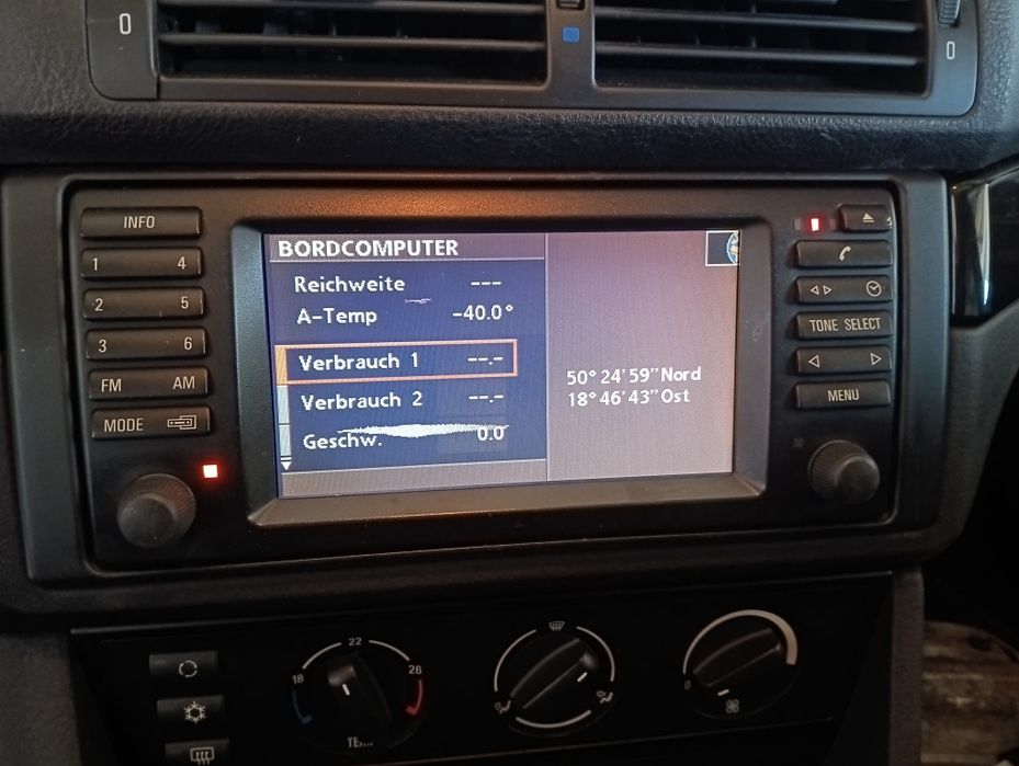 Radio BMW 16:9 duża nawigacja wyświetlacz fis duże navi