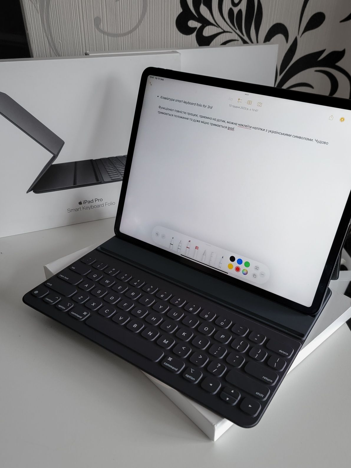 Клавіатура Smart Keyboard Folio для Ipad 12.9 3rd gen / black / Orig