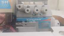 Overlock 4 nitkowy Kingtex z podwójnym transportem