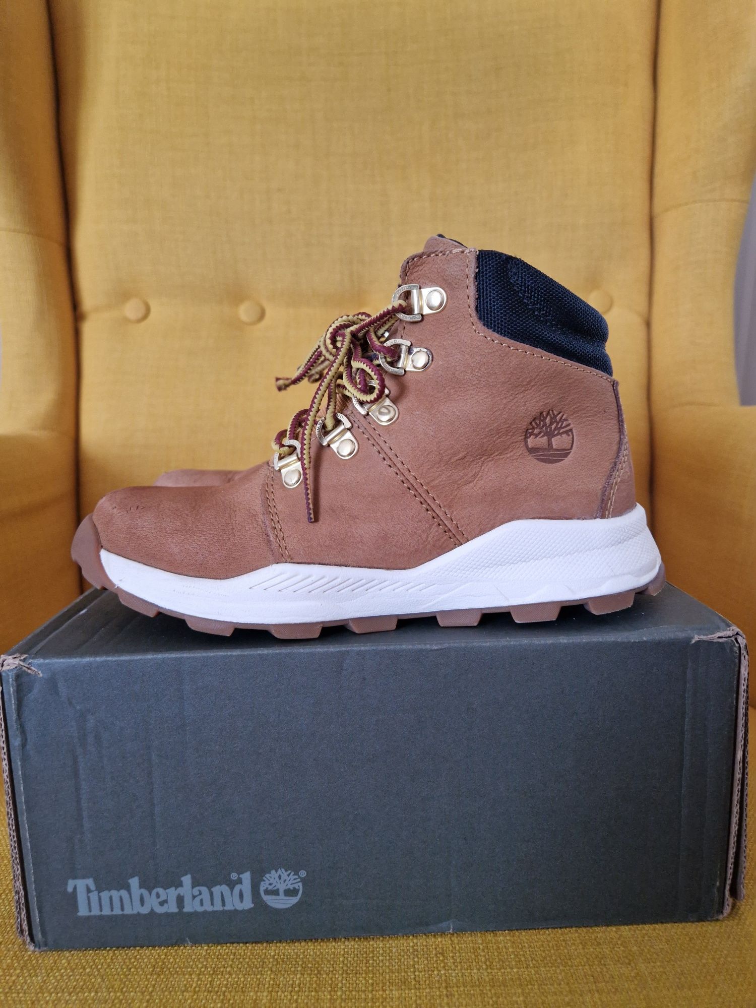 Buty/Botki/adidasy Timberland Brooklyn mid Hiker Nubuck rozm.32 wkł.20