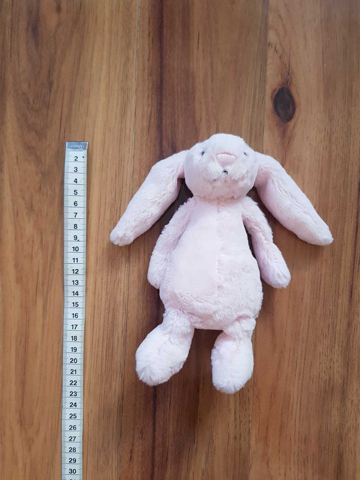 Jellycat Króliczek Grzechotka Różowy Bashful Pink Bunny Rattle