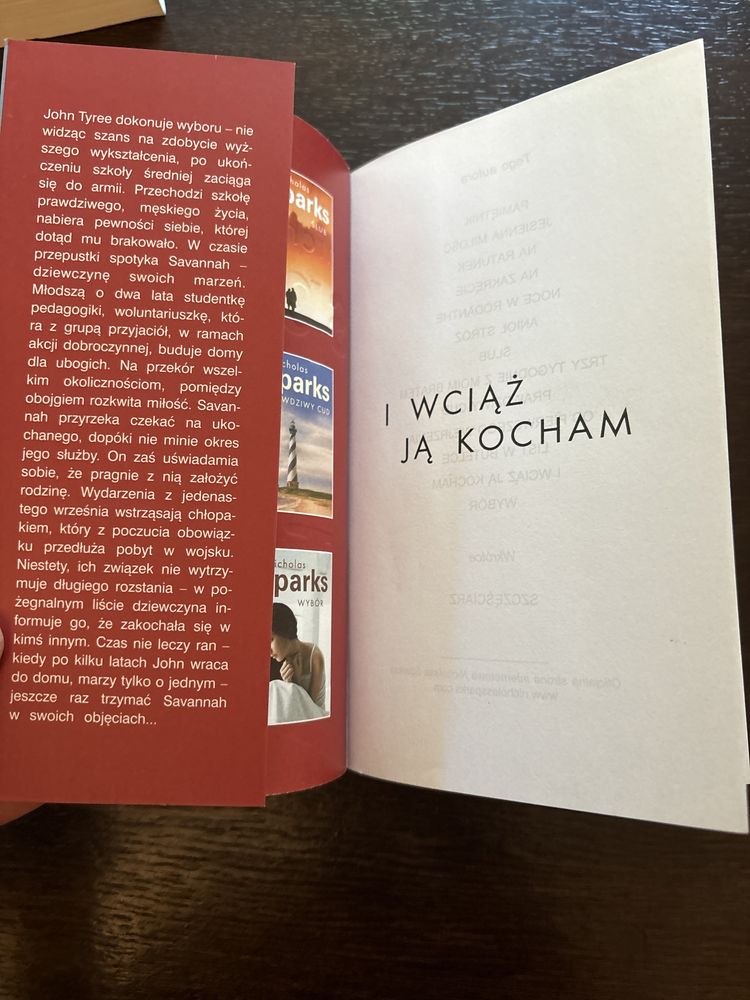 Nikolas Sparls I wciąż ją kocham