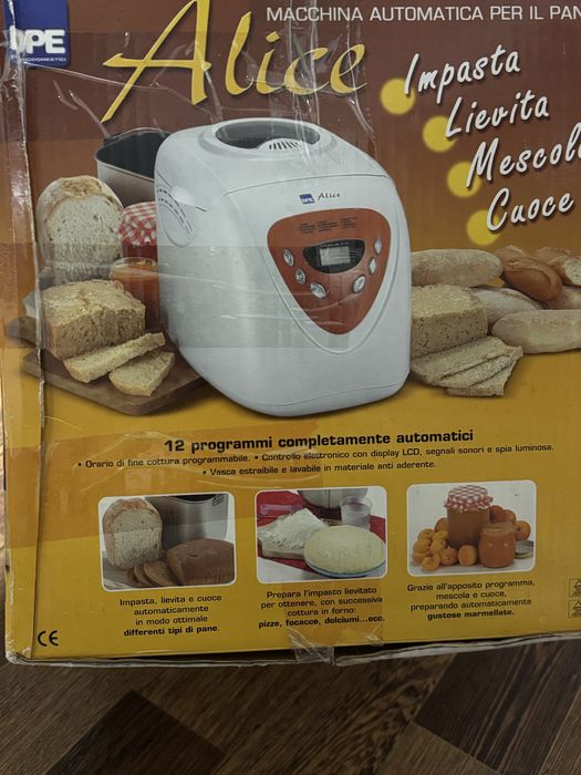 Хлібопічка під ремонт Хлібопічка Alice Macchina Automatica