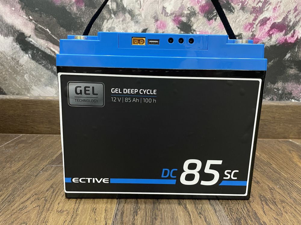 Гелевый аккумулятор ECTIVE емкостью 85Ah GEL/AGM