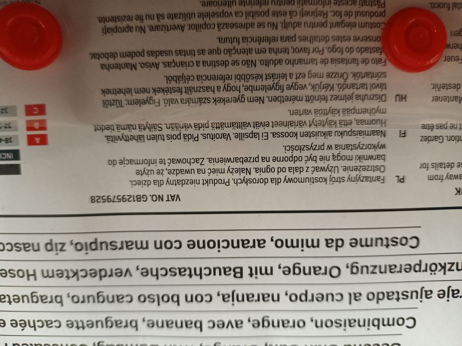 Kostium druga skóra
