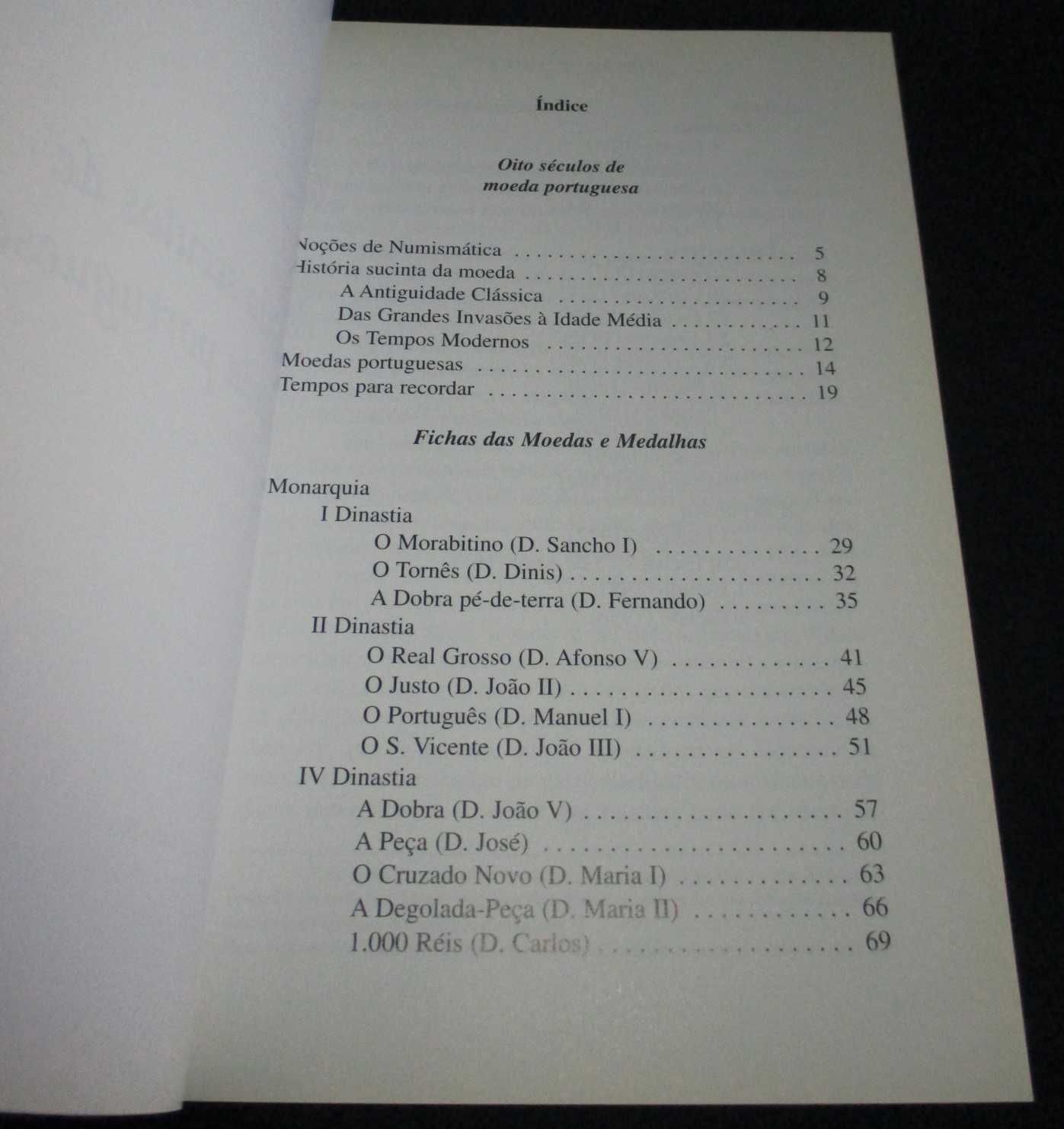 Livro Oito Séculos de Moeda Portuguesa 1185 a 2002