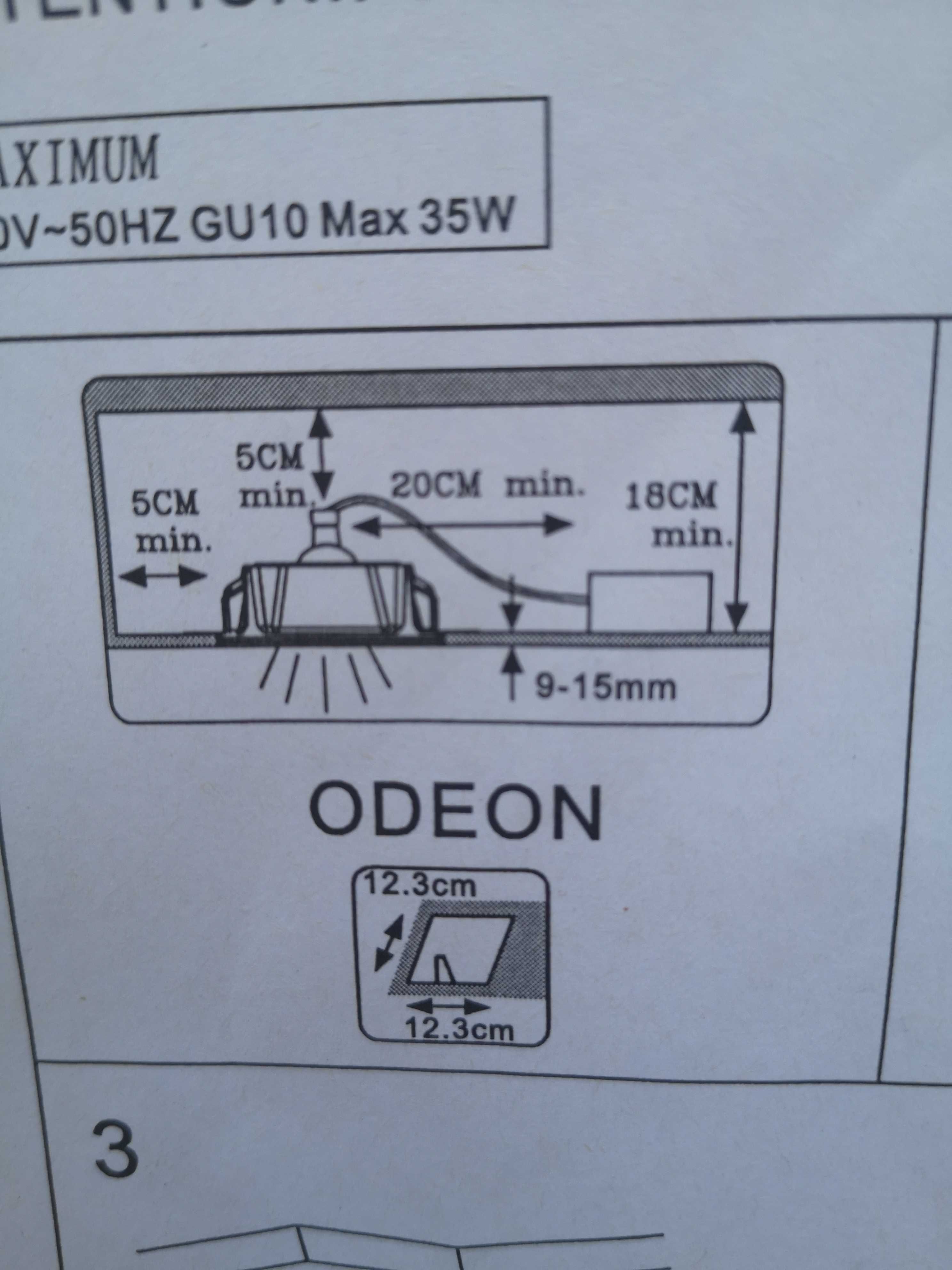 Lampa/Oprawa sufitowa/ Odeon