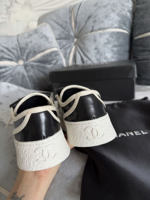 Кеды Chanel черные люкс бренд