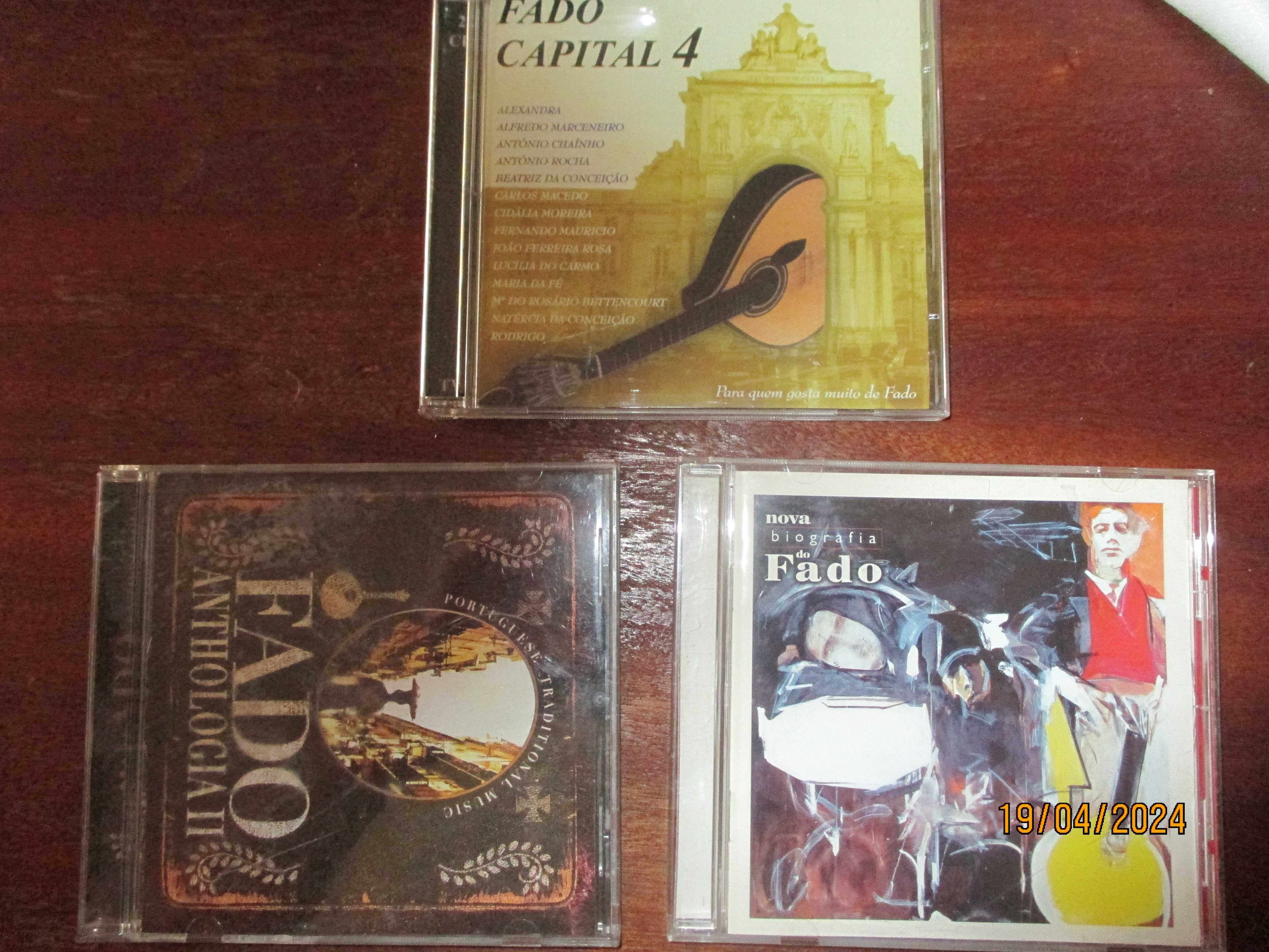 3 cd's sobre o Fado