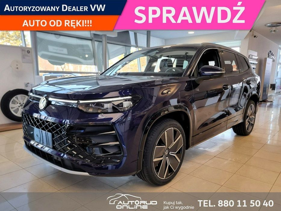 Volkswagen Tayron R-Line Plus 1.5 TSI eHybrid 272 KM plug-in Skóra Pakiet Podróżny HAK