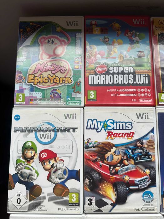 Jogos WII Originais – Coleção Completa em Excelente Estado