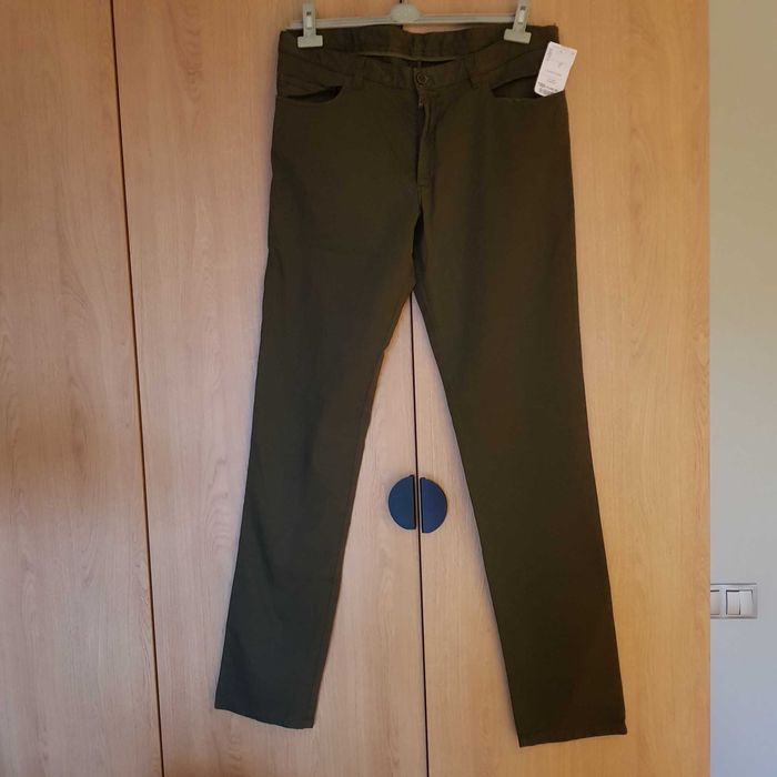 Męskie spodnie khaki - Rene Lezard - 36/36