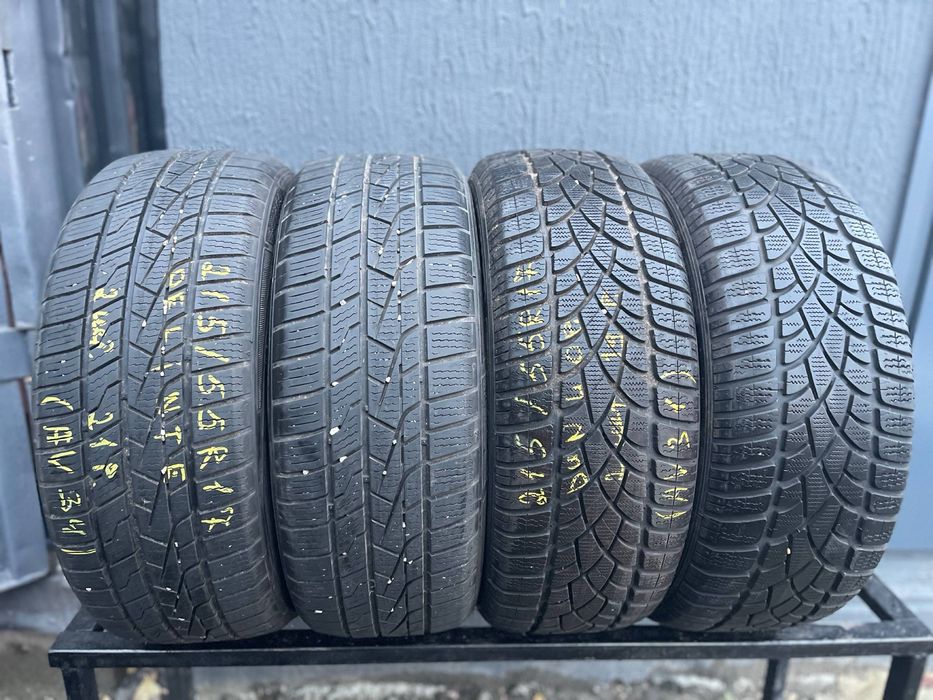 Резина шини 215/55 r17 зима 7мм