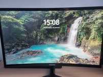 Monitor samsung 24  Curved stan bardzo dobry.